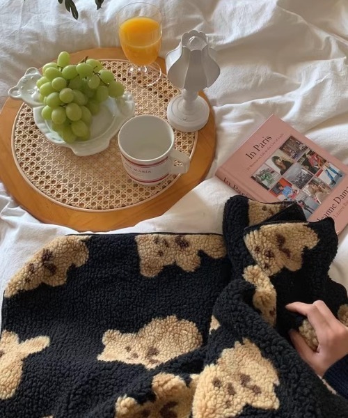 テディベアボアブランケット（ブランケット）｜Made in I（メイドイン