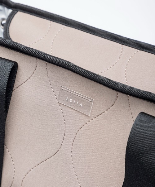 EDITA.（エディータ）の「ネオプレンスマートトート　軽量 / 通勤（トートバッグ・レディース・ブラウン系その他/ライトグレー/モカ/ブラック系その他・FREE）」の15枚目の写真