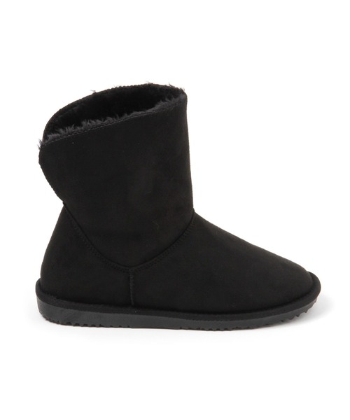 studio CLIP(スタディオクリップ)の「【撥水/抗菌防臭】フェイクムートン2WAYブーツ(ブーツ・レディース・ライトグレー/ブラウン/ブラック・MEDIUM/LARGE)」の7枚目の写真