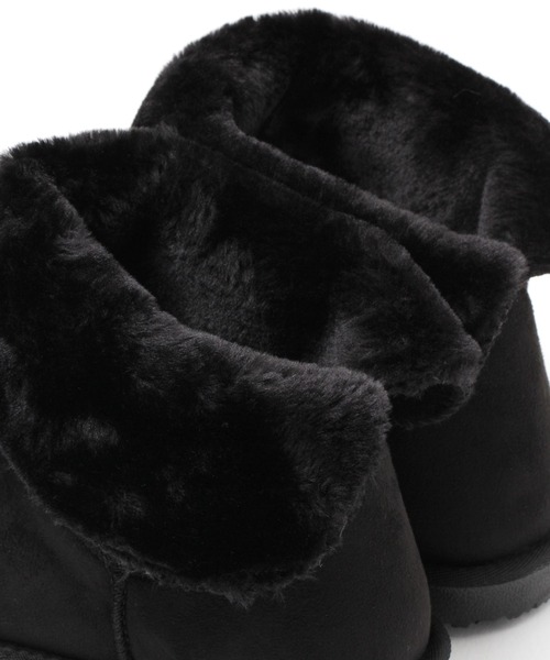studio CLIP(スタディオクリップ)の「【撥水/抗菌防臭】フェイクムートン2WAYブーツ(ブーツ・レディース・ライトグレー/ブラウン/ブラック・MEDIUM/LARGE)」の11枚目の写真