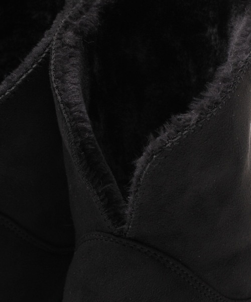 studio CLIP(スタディオクリップ)の「【撥水/抗菌防臭】フェイクムートン2WAYブーツ(ブーツ・レディース・ライトグレー/ブラウン/ブラック・MEDIUM/LARGE)」の12枚目の写真