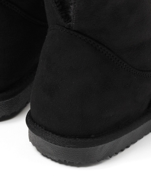 studio CLIP(スタディオクリップ)の「【撥水/抗菌防臭】フェイクムートン2WAYブーツ(ブーツ・レディース・ライトグレー/ブラウン/ブラック・MEDIUM/LARGE)」の13枚目の写真