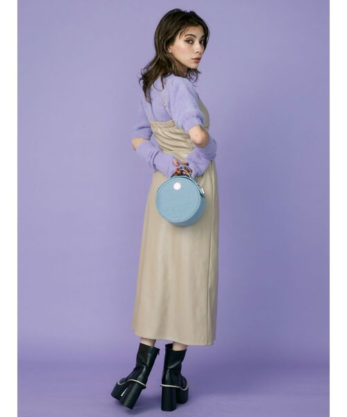 EVRIS（エヴリス）の「ミドルプラットフォームブーツ（ブーツ・レディース・ブラック/アイボリー・SMALL/MEDIUM/LARGE）」の7枚目の写真