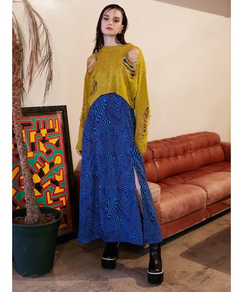 EVRIS（エヴリス）の「ミドルプラットフォームブーツ（ブーツ・レディース・ブラック/アイボリー・SMALL/MEDIUM/LARGE）」の13枚目の写真