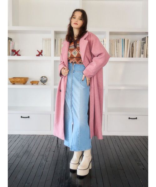 EVRIS（エヴリス）の「ミドルプラットフォームブーツ（ブーツ・レディース・ブラック/アイボリー・SMALL/MEDIUM/LARGE）」の19枚目の写真