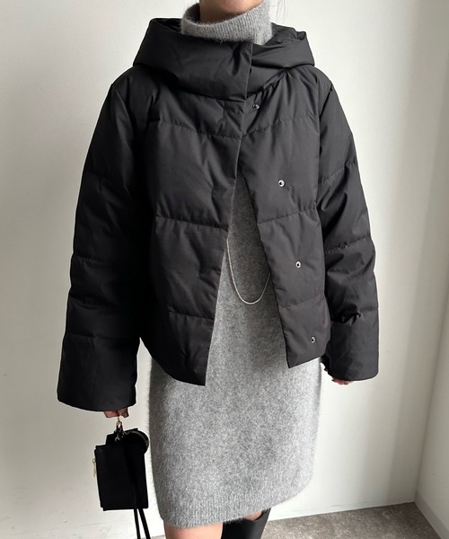 DouDou（ドゥドゥ）の「【WEB限定】フード付ダウン（ダウンジャケット