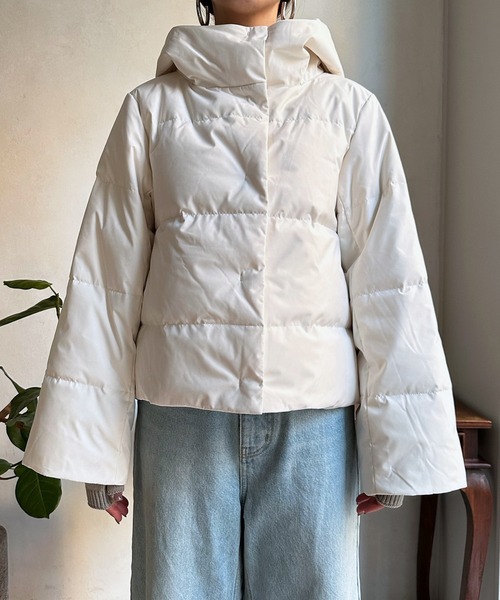 DouDou（ドゥドゥ）の「【WEB限定】フード付ダウン（ダウンジャケット