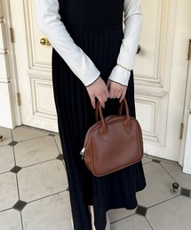 Lamoa | Lamoa/2WAY スクエア ハンド ショルダー ボストンバッグ(ボストンバッグ)