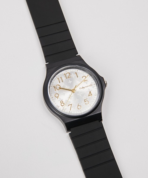 Daily russet（デイリー ラシット）の「【プチプラ！】ブラックラバーウォッチ（アナログ腕時計・レディース・ブラック/グレー/シルバー/ゴールド・FREE）」の20枚目の写真