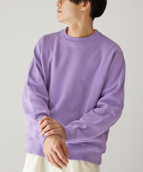 417 EDIFICE(フォーワンセブンエディフィス)の「スウェットライク 12Gニット(ニット/セーター・メンズ・ブルー系その他/アイボリー/パープル/チャコールグレー/ネイビー/イエロー・LARGE/MEDIUM)」の5枚目の写真