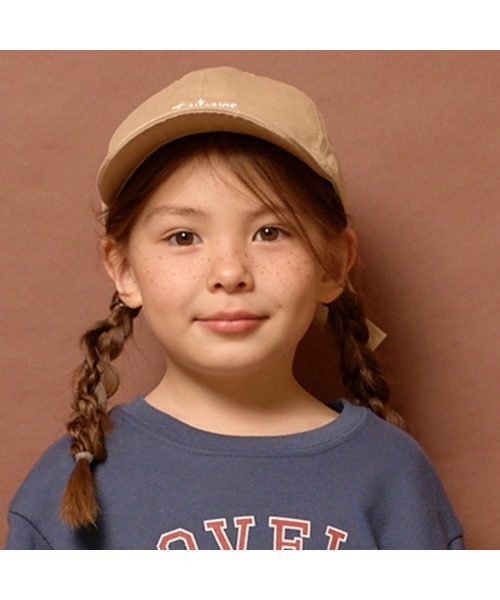 Lycee mine（リセマイン）の「アソートロゴ刺しゅうリボンキャップ（キャップ・キッズ・パープル/ベージュ/ピンク/アイボリー/ブラック・52cm/54cm）」の13枚目の写真