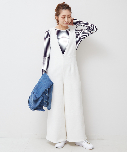 Spick & Span（スピックアンドスパン）の「ツイードオールインワン