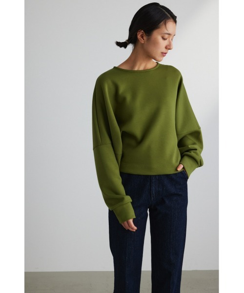 STYLEMIXER（スタイルミキサー）の「シルキードルマンスリーブトップ（スウェット・レディース・ブラック/グリーン/ライトベージュ・FREE）」の19枚目の写真