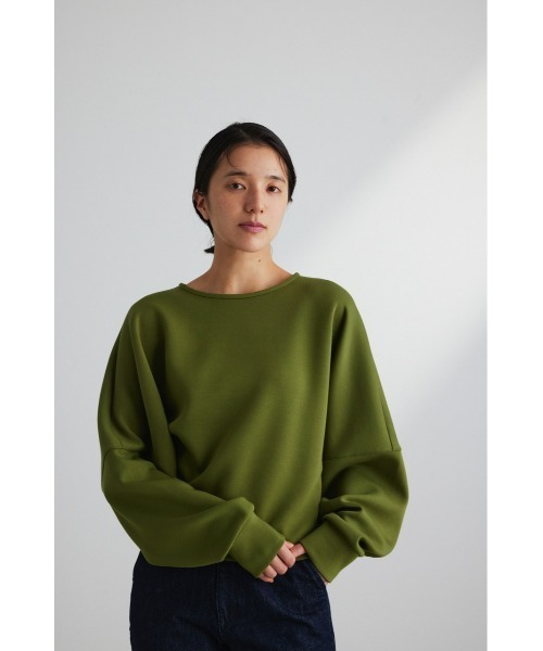 STYLEMIXER（スタイルミキサー）の「シルキードルマンスリーブトップ（スウェット・レディース・ブラック/グリーン/ライトベージュ・FREE）」の10枚目の写真