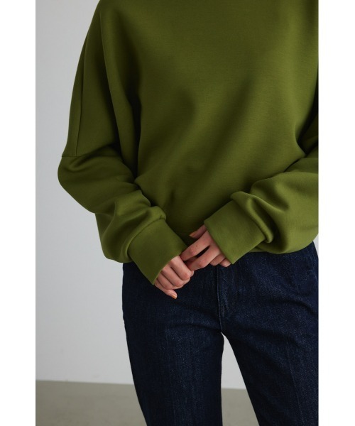 STYLEMIXER（スタイルミキサー）の「シルキードルマンスリーブトップ（スウェット・レディース・ブラック/グリーン/ライトベージュ・FREE）」の17枚目の写真