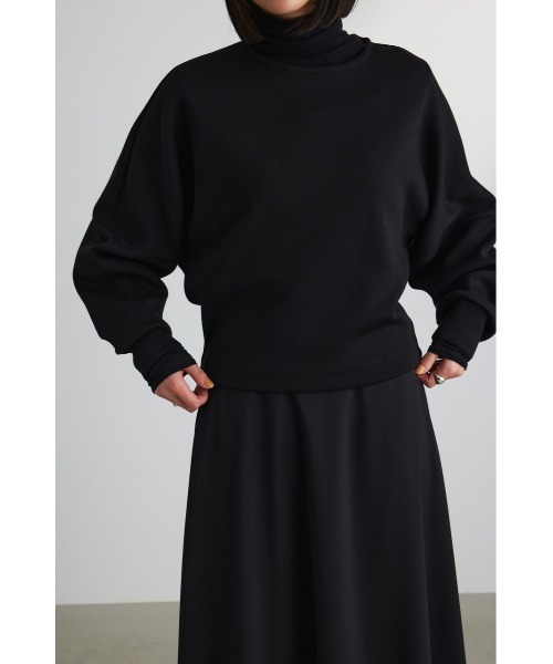 STYLEMIXER（スタイルミキサー）の「シルキードルマンスリーブトップ（スウェット・レディース・ブラック/グリーン/ライトベージュ・FREE）」の11枚目の写真