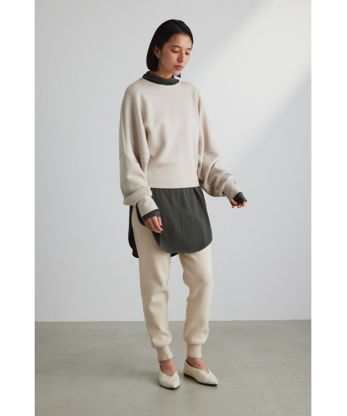 STYLEMIXER（スタイルミキサー）の「シルキードルマンスリーブトップ（スウェット・レディース・ブラック/グリーン/ライトベージュ・FREE）」の16枚目の写真