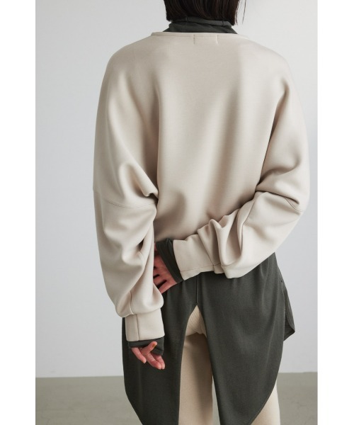 STYLEMIXER（スタイルミキサー）の「シルキードルマンスリーブトップ（スウェット・レディース・ブラック/グリーン/ライトベージュ・FREE）」の13枚目の写真