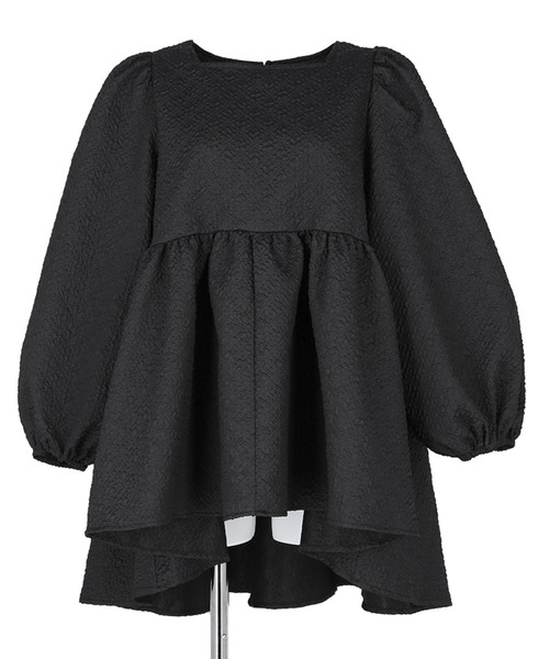 coca(coca)(コカ)の「エンボスブラウス(シャツ/ブラウス・レディース・ライトベージュ/ブラック・M/L)」の15枚目の写真