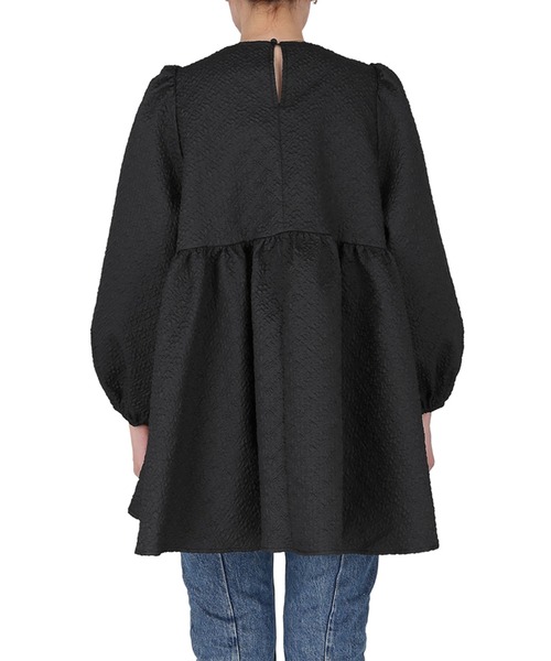 coca(coca)(コカ)の「エンボスブラウス(シャツ/ブラウス・レディース・ライトベージュ/ブラック・M/L)」の18枚目の写真