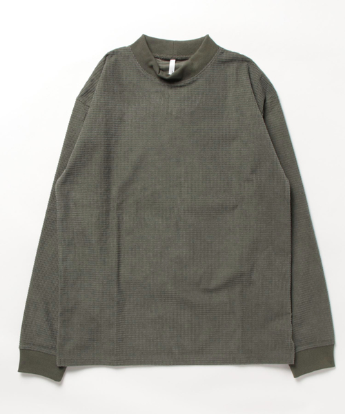 VIBGYOR(ヴィブジョー)の「L/S モック/N(BEY)(スウェット・メンズ・ブルー/ホワイト/ブラック/カーキ・MEDIUM/LARGE)」の3枚目の写真