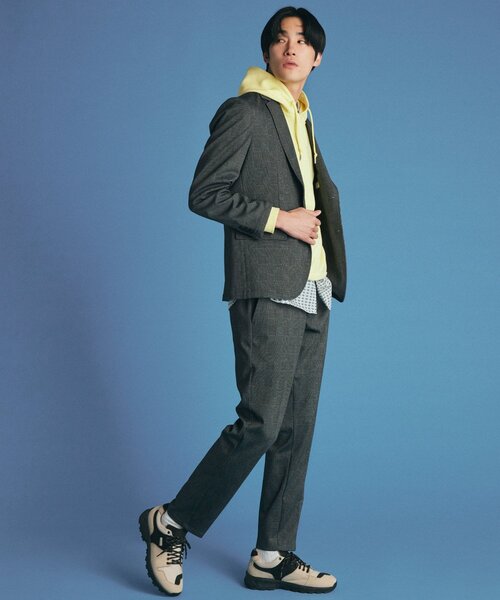 THE SHOP TK (ザ ショップ ティーケー )の「◆【着心地更にUP!/セットアップ対応可】ウールライクストレッチテーラードジャケット(テーラードジャケット・メンズ・ネイビー/グレー系2/グレー・01/02/03/04)」の7枚目の写真