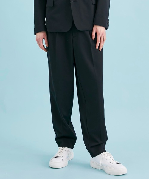 CITY TOKYO（シティトウキョウ）の「ESSENTIALプレミアムパンツ（スラックス・メンズ・その他17/ブラック/ライトグレー・1/2/3）」の4枚目の写真