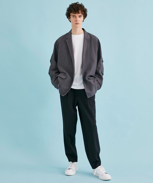 CITY TOKYO（シティトウキョウ）の「ESSENTIALプレミアムパンツ（スラックス・メンズ・その他17/ブラック/ライトグレー・1/2/3）」の7枚目の写真