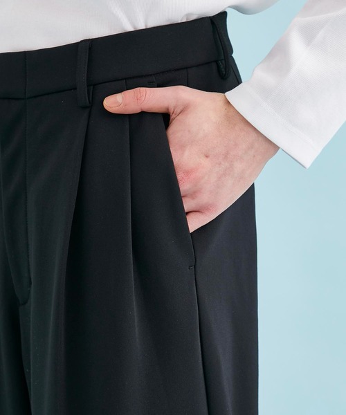 CITY TOKYO（シティトウキョウ）の「ESSENTIALプレミアムパンツ（スラックス・メンズ・その他17/ブラック/ライトグレー・1/2/3）」の12枚目の写真