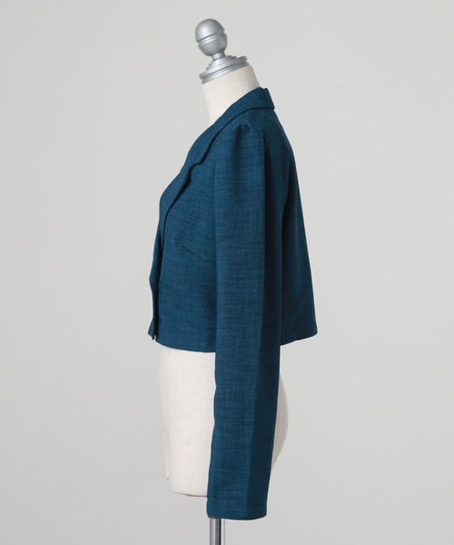 Cheek（チーク）の「クロップドテーラードジャケット（テーラード