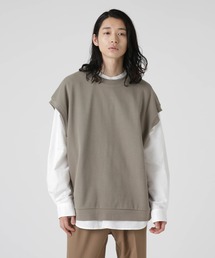 LB.04/WEB限定 ビッグベストシャツアンサンブル