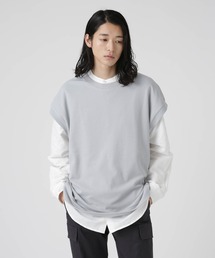 LB.04/WEB限定 ビッグベストシャツアンサンブル