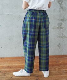 PAR ICI | 先染めBIGチェック/コットンリネンパンツ(セットアップ対応)(その他パンツ)