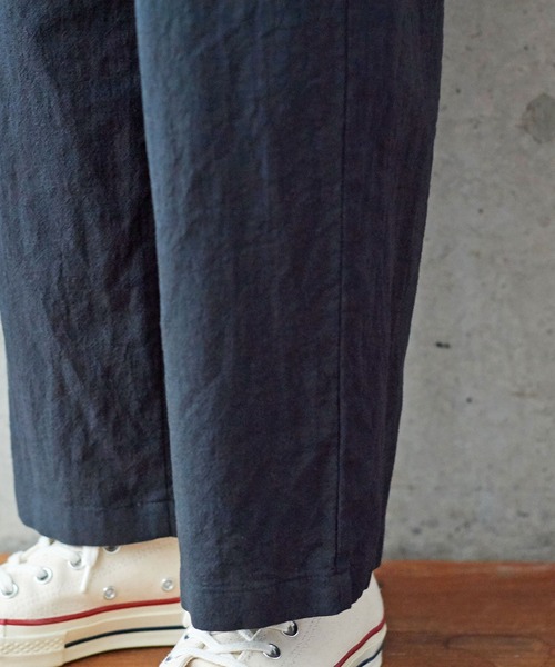 PAR ICI（パーリッシィ）の「先染めBIGチェック/コットンリネンパンツ(セットアップ対応)（その他パンツ・レディース・ブルー/ブラック/グリーン・FREE）」の11枚目の写真