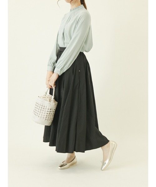 Te chichi(テチチ)の「ナイロンギャザースカート(スカート・レディース・グリーン/グレー/オフホワイト/ブラック・フリ-)」の19枚目の写真