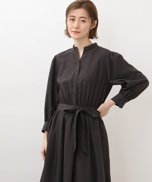 grove（グローブ）の「◆キレイ目＆リラクシーが叶うフィット＆フレアワンピース（ワンピース・レディース・ライトグリーン/ブラウン系その他/ライトベージュ・02/03/01/05/04）」の15枚目の写真