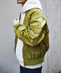 LIMONTA（リモンタ）の「【LIMONTA per KOMATSU / リモンタ コマツ】ワッシャー ナイロン MA-1（MA-1・メンズ）」