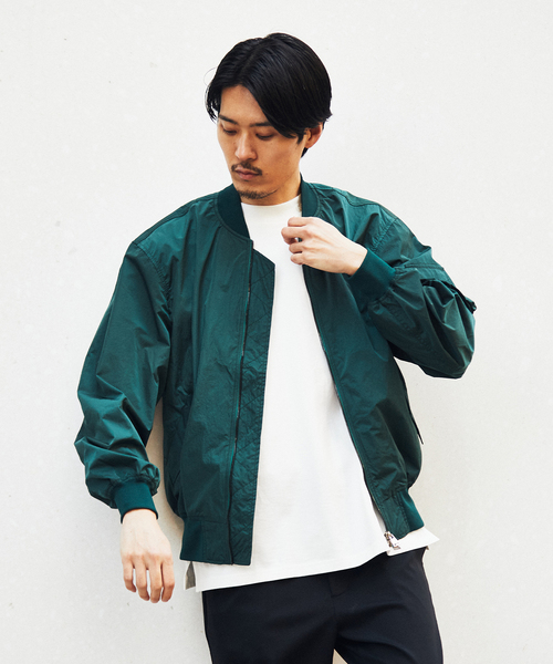 LIMONTA(リモンタ)の「【LIMONTA per KOMATSU / リモンタ コマツ】ワッシャー ナイロン MA-1(MA-1・メンズ・イエロー/グリーン/ネイビー・LARGE/MEDIUM)」の21枚目の写真