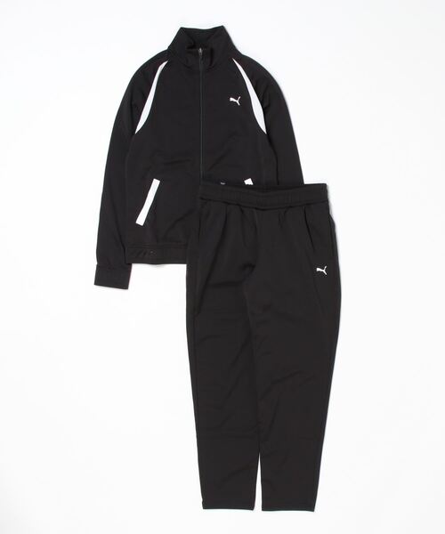 PUMA（プーマ）の「プーマ PUMA CLASSIC トリコット スーツ_トリコットスーツ（ジャージ・レディース・ブラック/ネイビー/ベージュ・L/S/XL/M）」の2枚目の写真