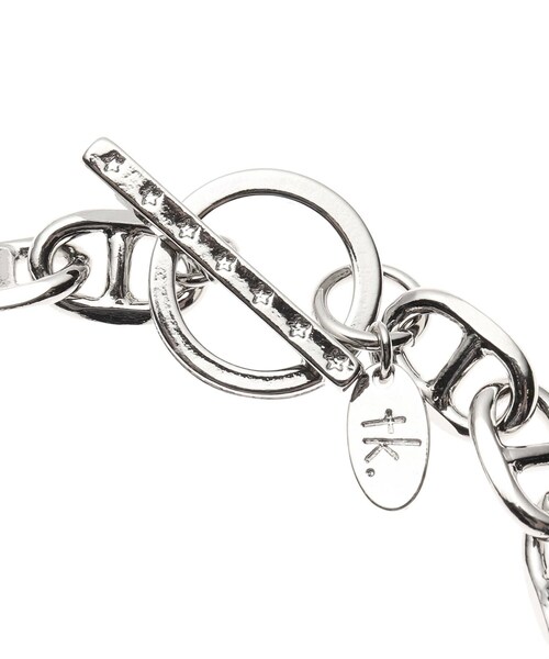 tk.TAKEO KIKUCHI（ティーケータケオキクチ）の「◆アンカーチェーンブレスレット（ブレスレット・メンズ・ブラック/シルバー・00）」の8枚目の写真