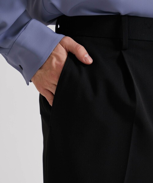 UNITED TOKYO（ユナイテッドトウキョウ）の「アウトラスト ワンタックスラックス（その他パンツ・メンズ・ブラック/ダークグレー/ライトベージュ・1/2/3）」の21枚目の写真