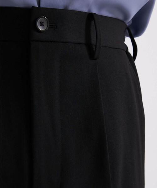 UNITED TOKYO（ユナイテッドトウキョウ）の「アウトラスト ワンタックスラックス（その他パンツ・メンズ・ブラック/ダークグレー/ライトベージュ・1/2/3）」の22枚目の写真