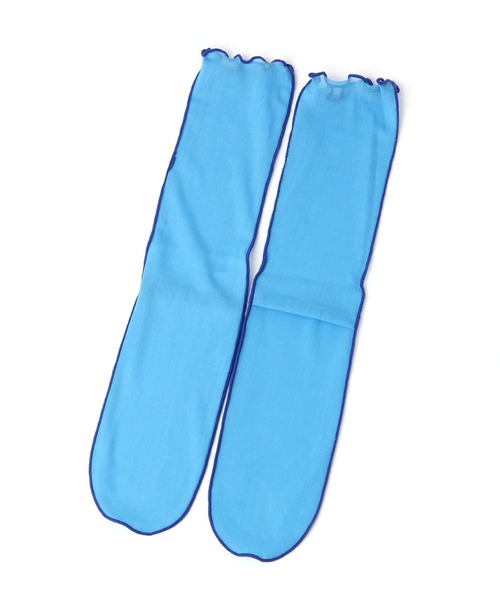 LOWRYS FARM（ローリーズファーム）の「メローシアーソックス　192420（ソックス/靴下・レディース・イエロー/ブルー/ブラック・FREE）」の3枚目の写真