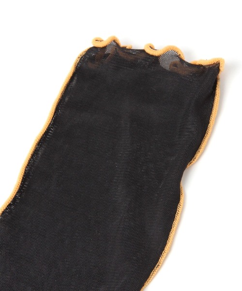 LOWRYS FARM（ローリーズファーム）の「メローシアーソックス　192420（ソックス/靴下・レディース・イエロー/ブルー/ブラック・FREE）」の4枚目の写真