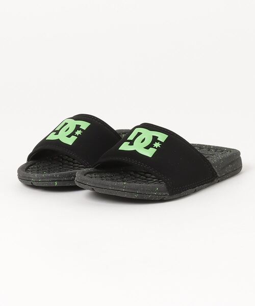 DC（ディーシー）の「DC/ディーシー キッズ サンダル DK231013（サンダル・キッズ・ブラック/ブラック系その他/ブラック×グリーン・18.0cm/19.0cm/20.0cm/21.0cm/22.0cm/23.0cm/24.0cm/17.0cm）」の3枚目の写真