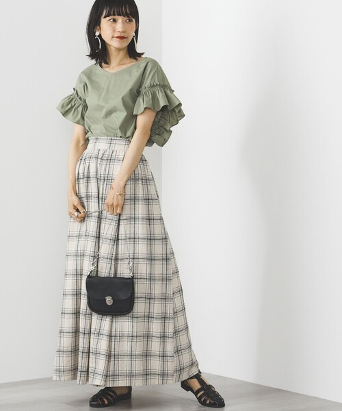 BEAMS HEART（ビームスハート）の「BEAMS HEART / タックアシメ ボリュームスカート（スカート・レディース・その他/オレンジ/その他1・FREE）」の16枚目の写真