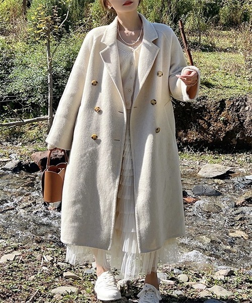 Dream garden（ドリームガーデン）の「チュールフリル ボリュームロングスカート（スカート・レディース・ベージュ/カーキ/ピンク/ブラック/ホワイト・FREE）」の22枚目の写真