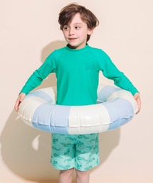 BRANSHES（ブランシェス）の「【水着】長袖ラッシュガード×パンツセット（水着）」