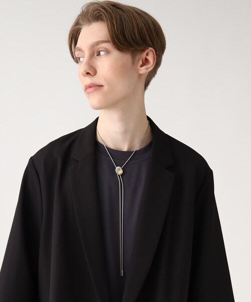 tk.TAKEO KIKUCHI（ティーケータケオキクチ）の「◆メタルループタイネックレス（ネックレス・メンズ・シルバー系4/シルバー・00）」の18枚目の写真