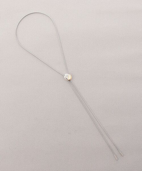 tk.TAKEO KIKUCHI（ティーケータケオキクチ）の「◆メタルループタイネックレス（ネックレス・メンズ・シルバー系4/シルバー・00）」の17枚目の写真